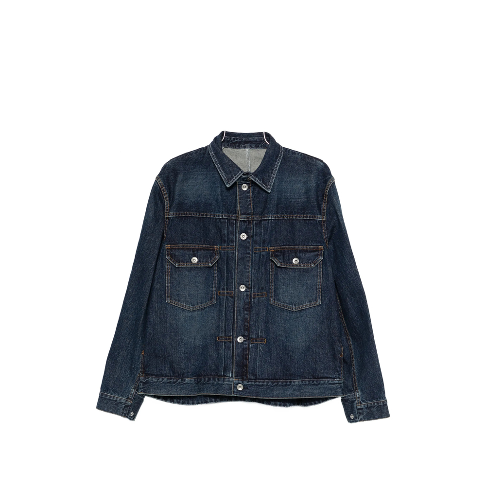 Flap-pocket Denim Jacket