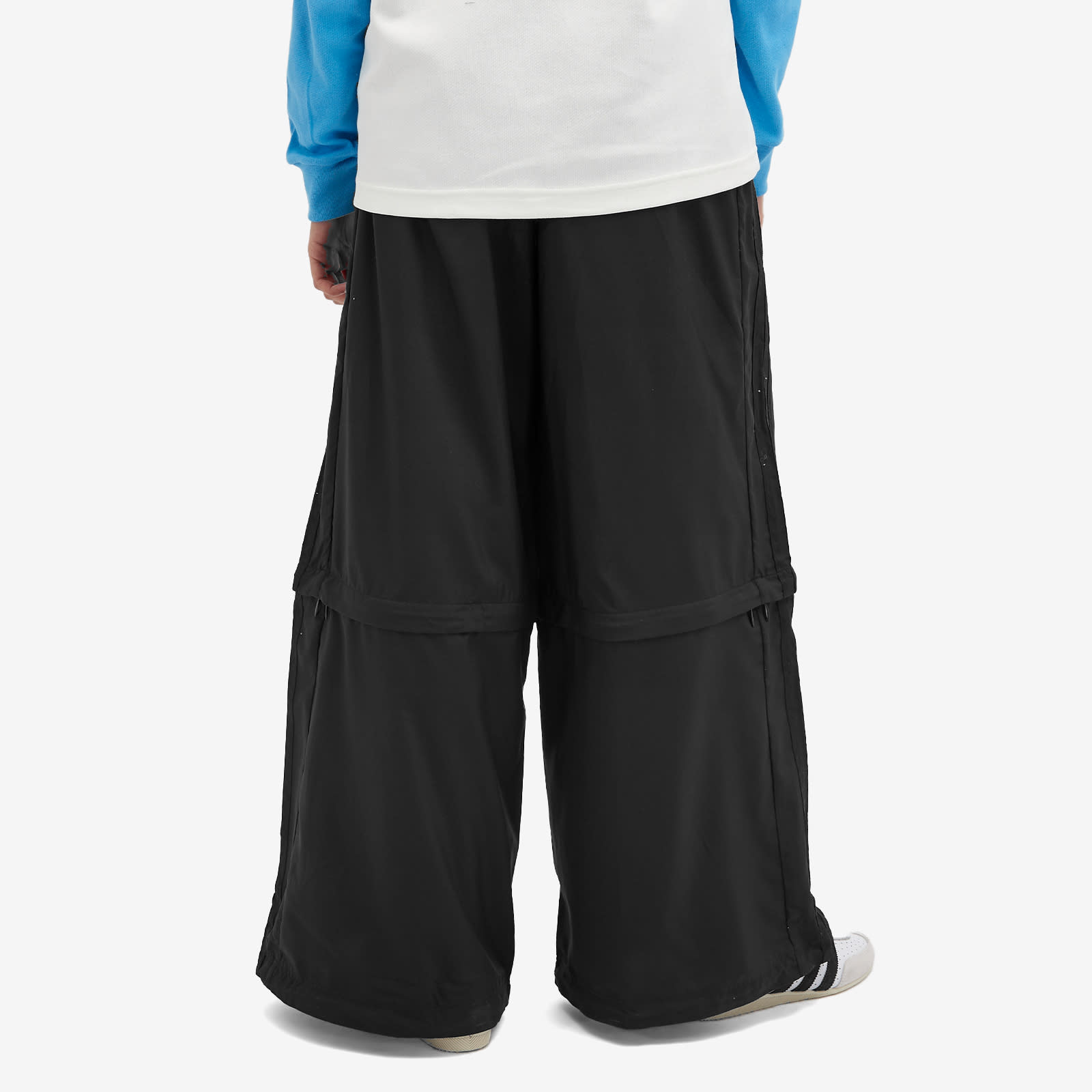 Women's Rasant Oversized Zip Off Track Pants in Black