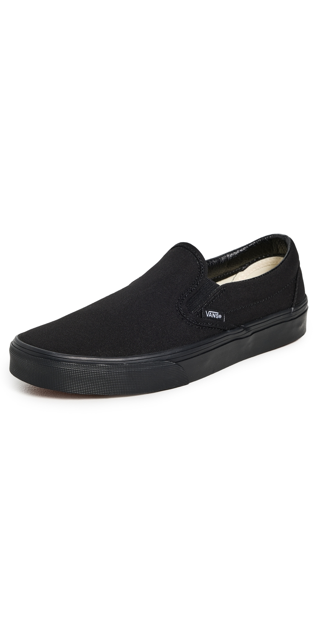 Classic Slip On Unisex Sneakers Black/Black W