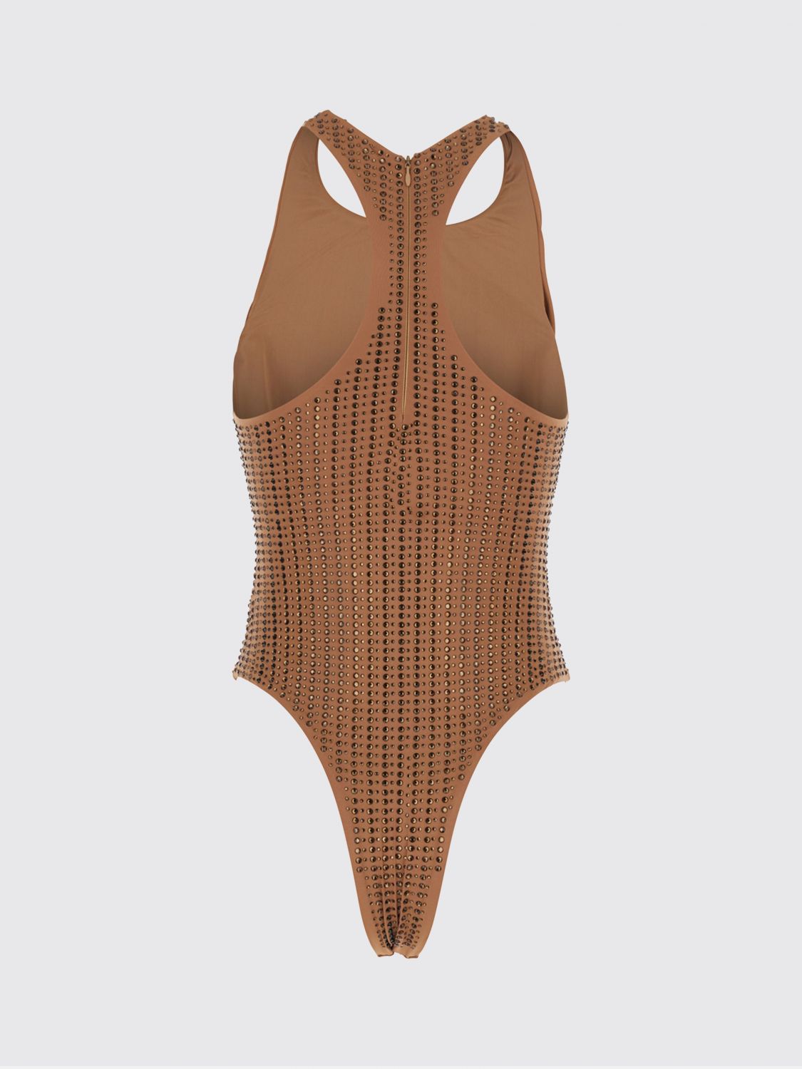 VENUJA stud-detail swimsuit - Grey