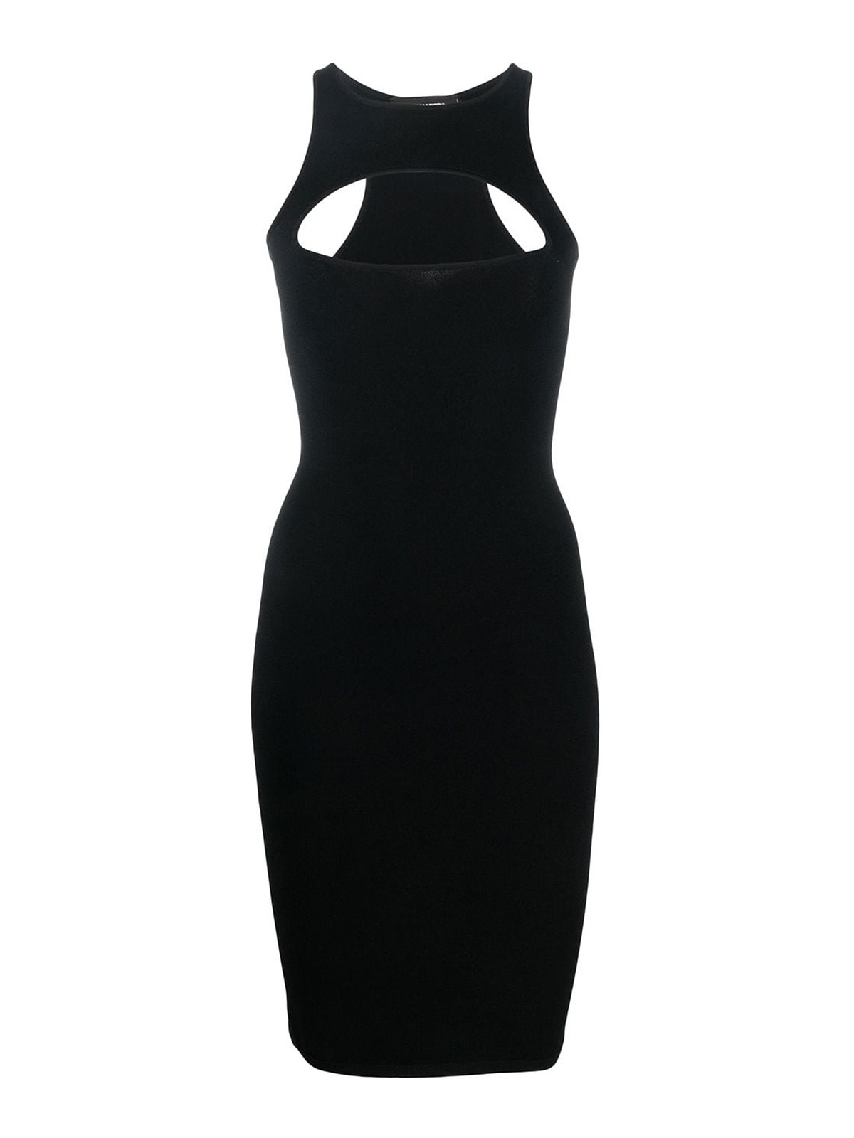 Cut-out knitted dress