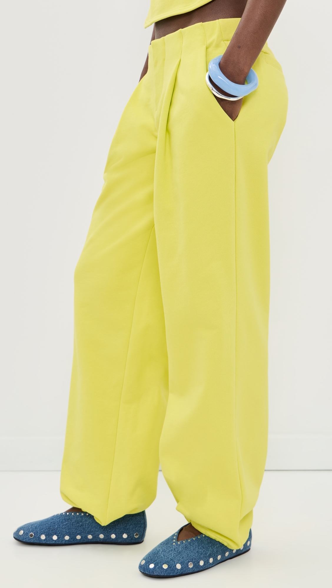 Trixie Sweat Trousers Highlighter