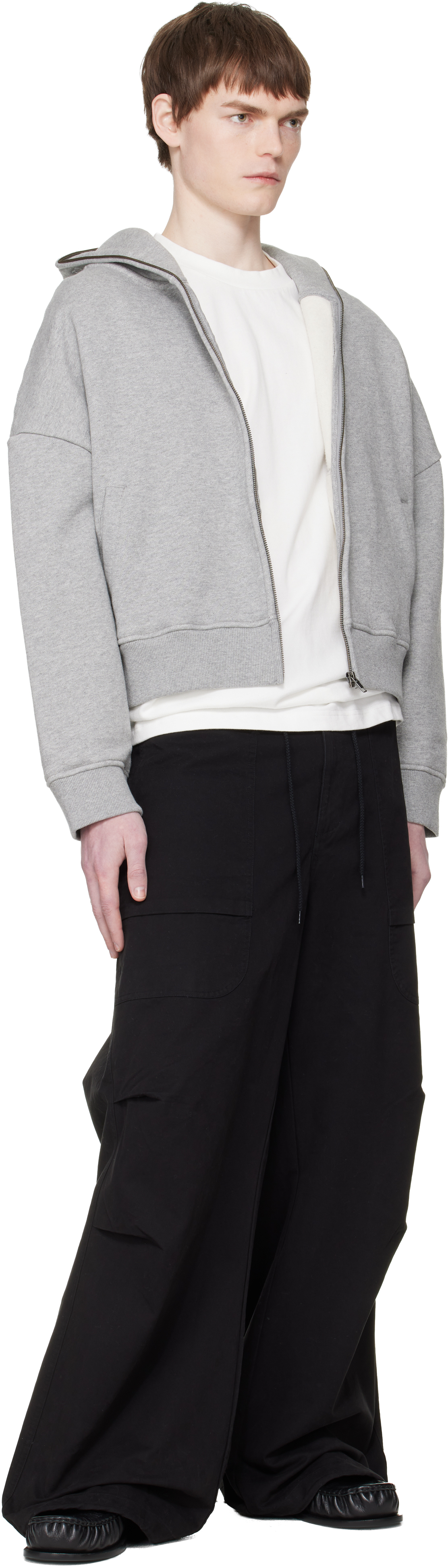 Gray Eternal Zip Hoodie