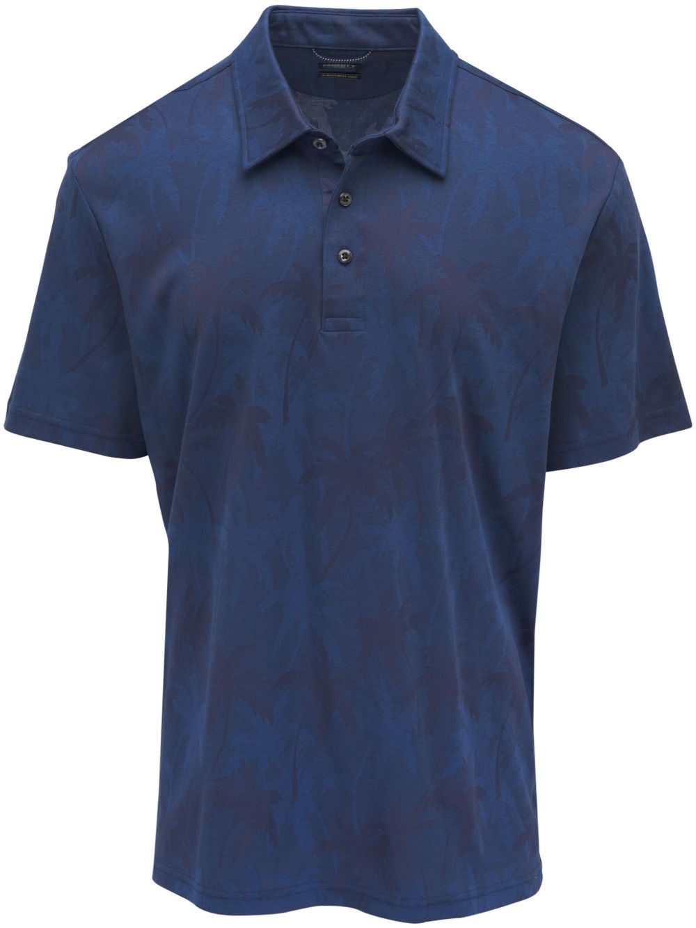FAHERTY printed polo shirt - Blue