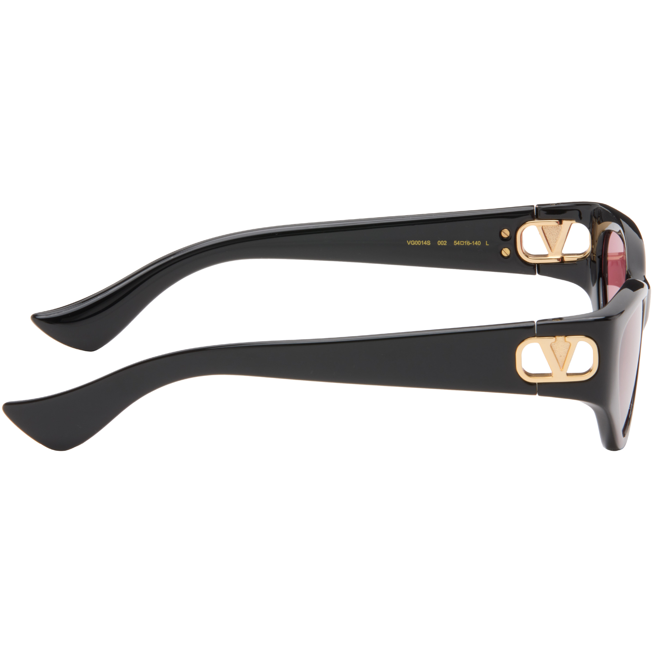 Black Cat-Eye Acetate Sunglasses