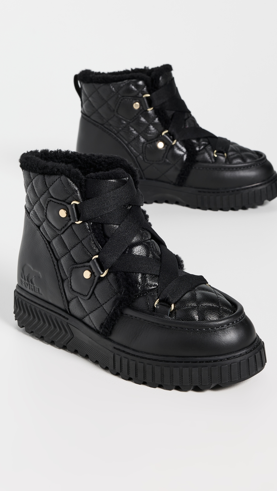 Ona Ave Alpine Lux Boots Black/Sea Salt