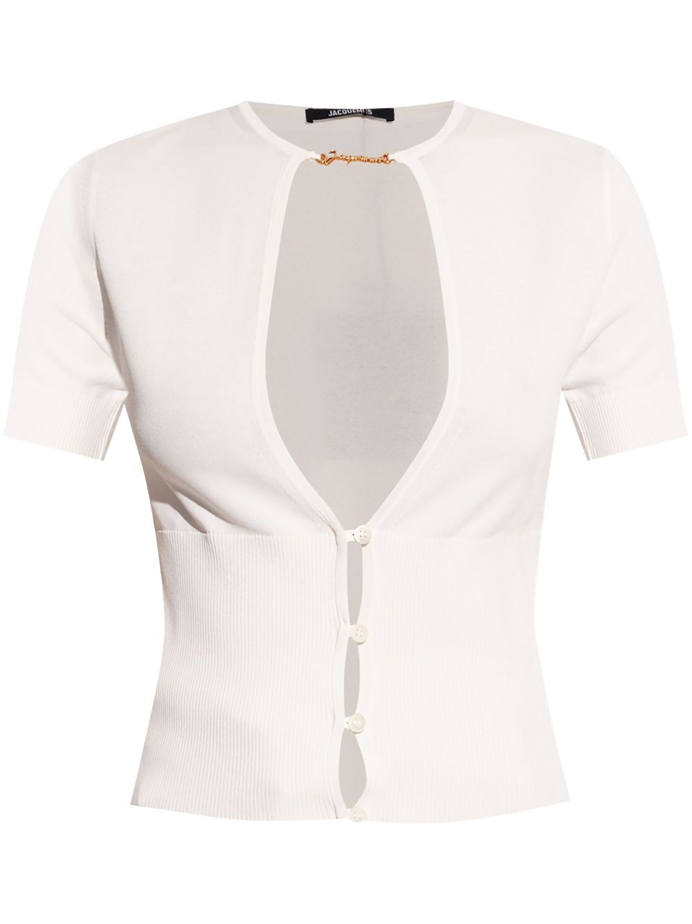 Le Haut Pralu Cut-out Short Sleeves Cardigan