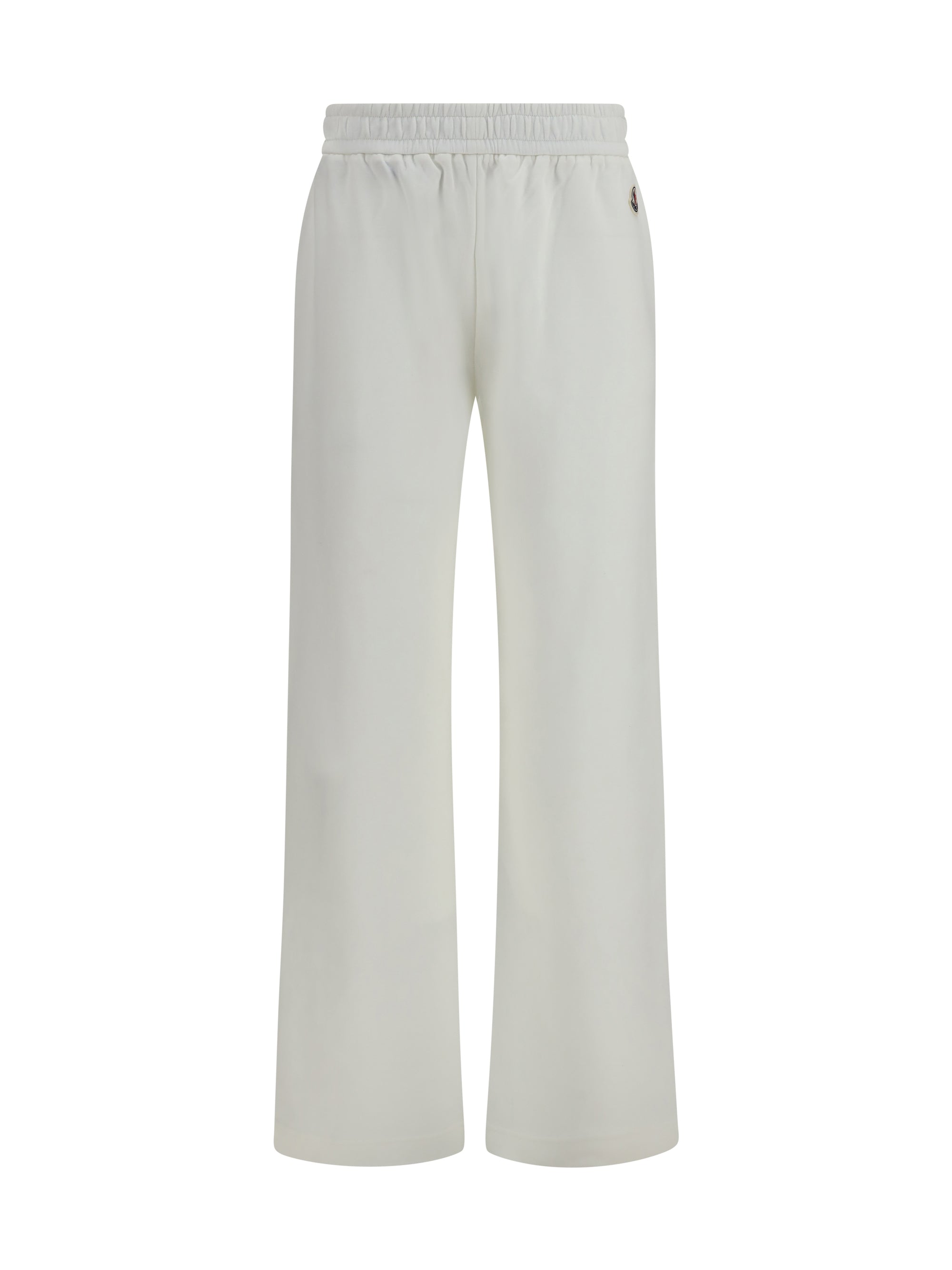 Logo-Appliqué Cotton-Blend Joggers — White