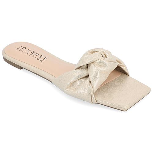 Collection Womens Tru Comfort Foam Dianah Sandals - Metallic