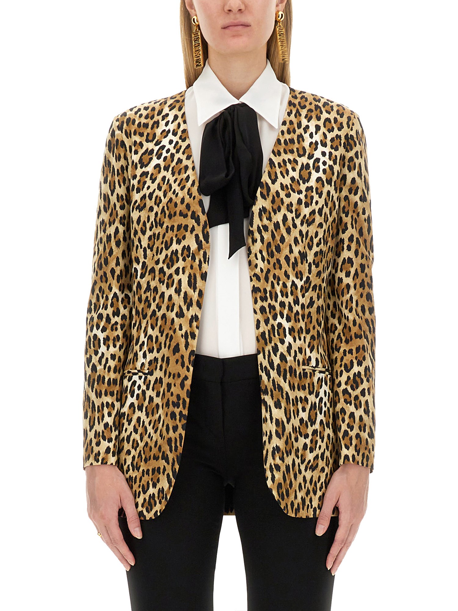 Jacket with animal pattern