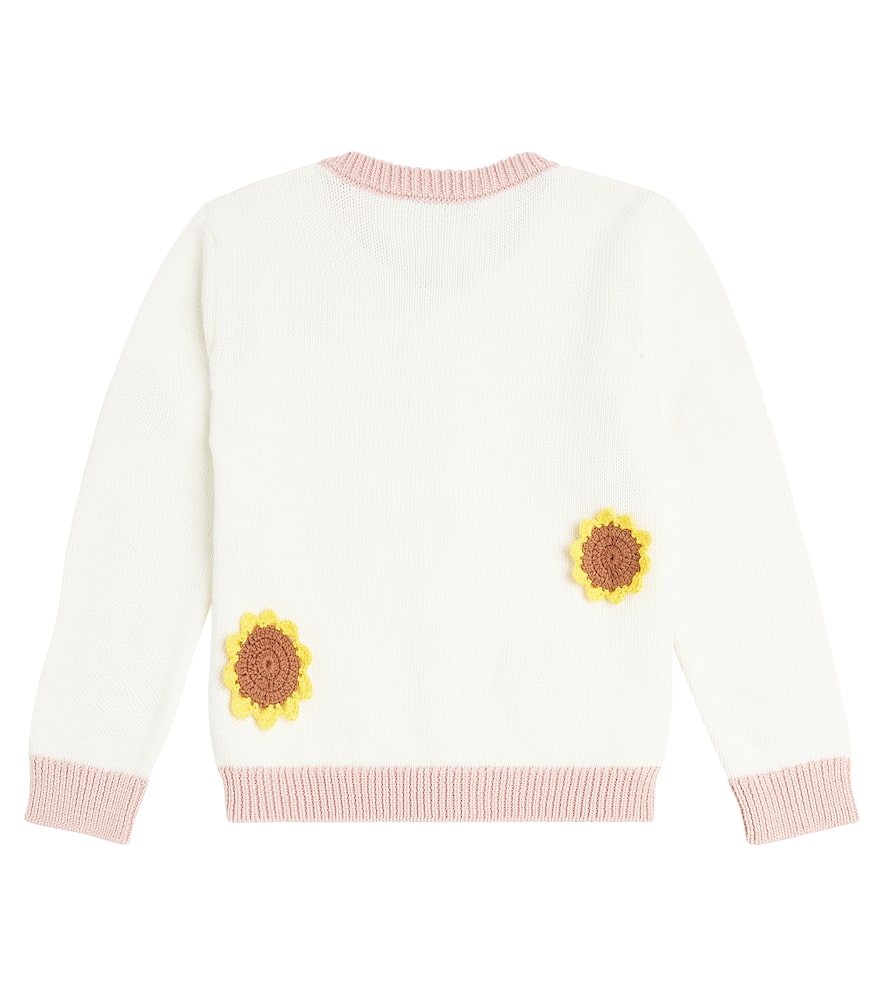 Stella McCartney Kids Embellished cotton cardigan