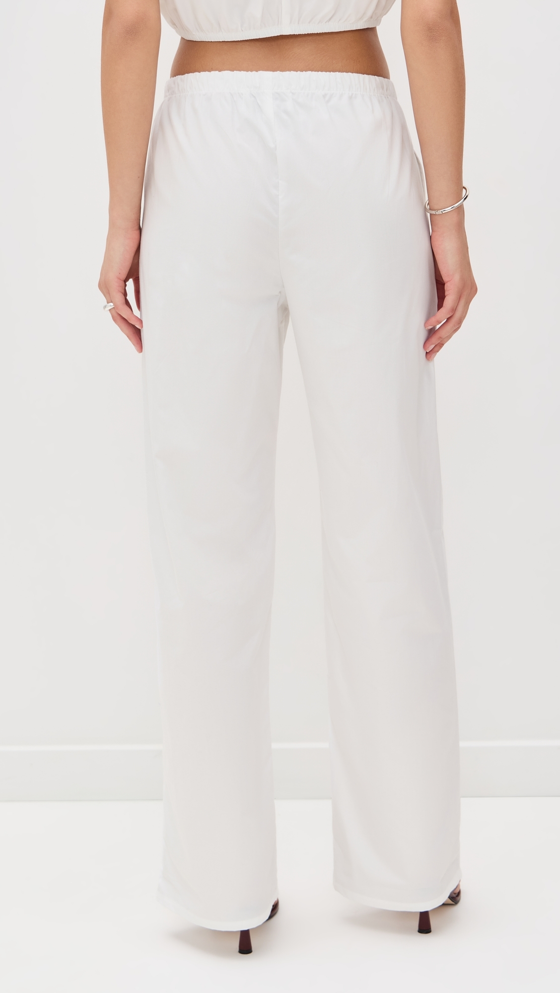 Camille Pants White