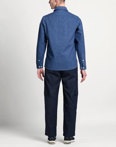 Man Shirt Blue Size S Recycled cotton, Cotton