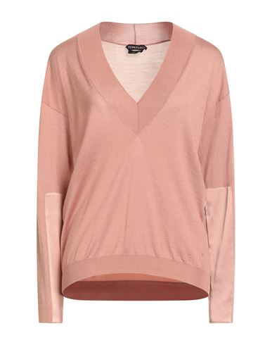 Woman Sweater Antique rose Size L Cashmere, Silk