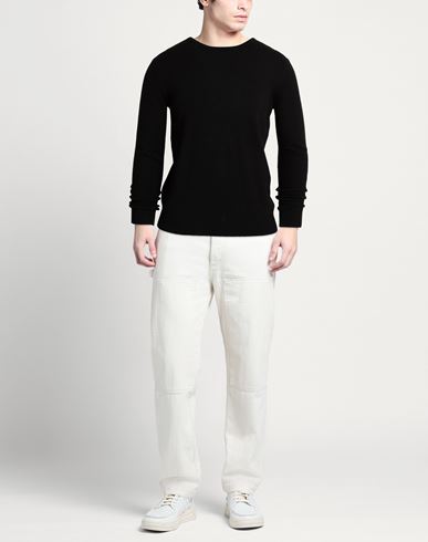 Man Sweater Black Size 40 Cashmere