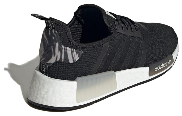 (WMNS) Originals NMD_R1 Shoes 'Core Black White'
