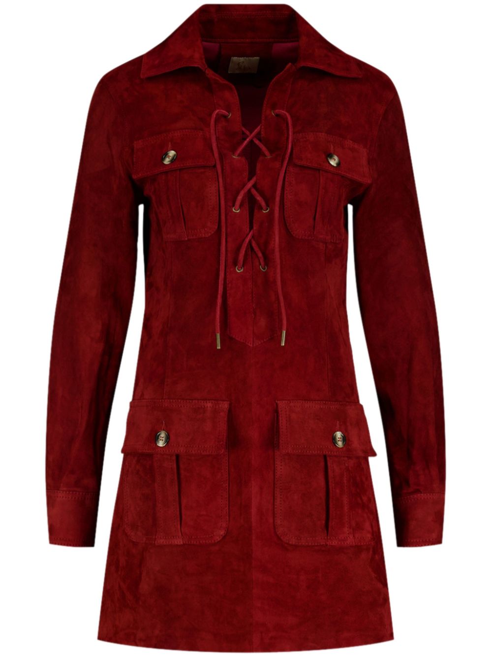 Delaunay Safari tunic - Red