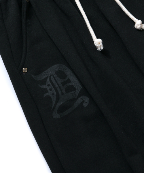 D-Star One Tuck Sweat Pants BLACK