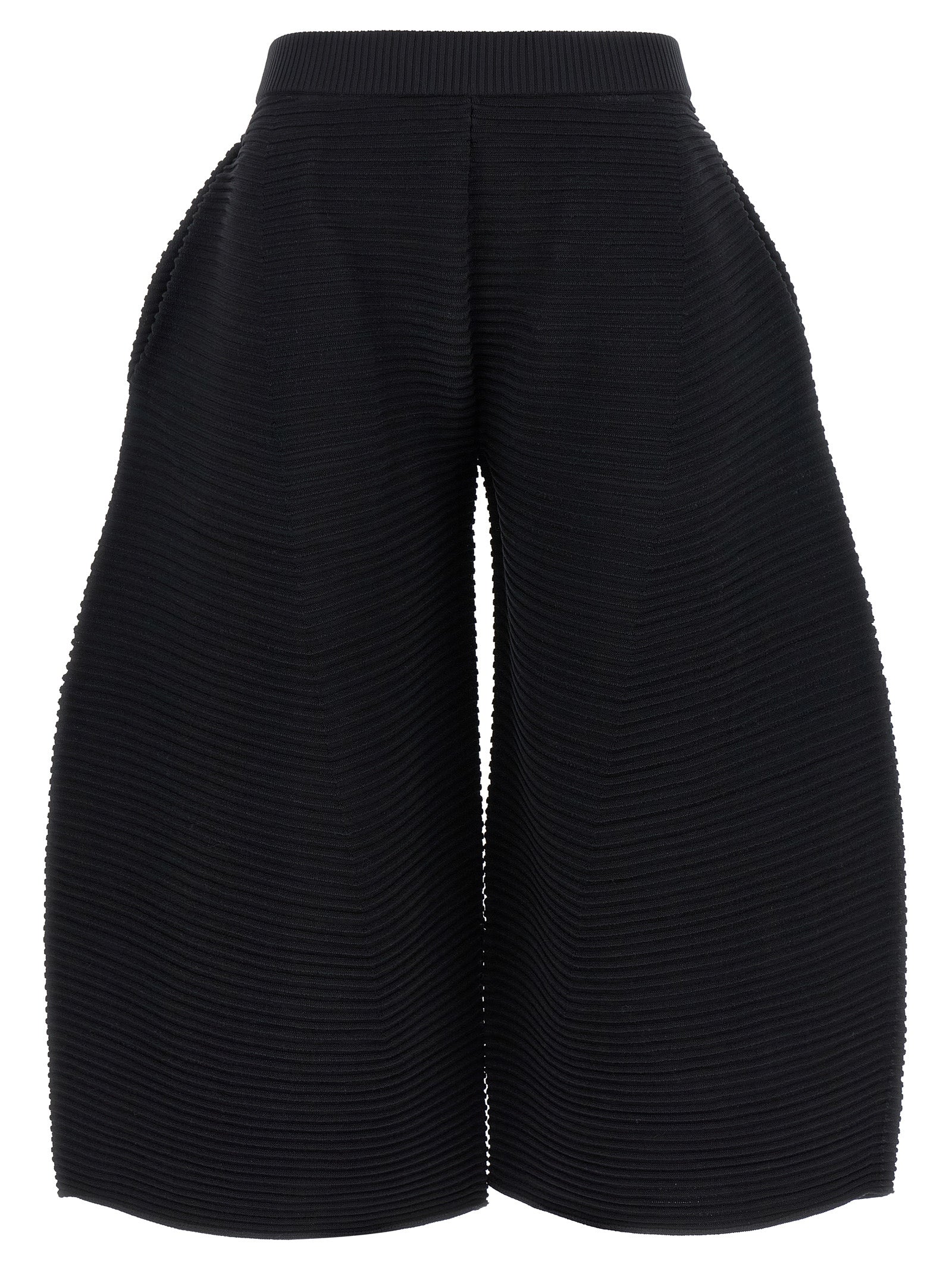 Corrugated Trousers — Black