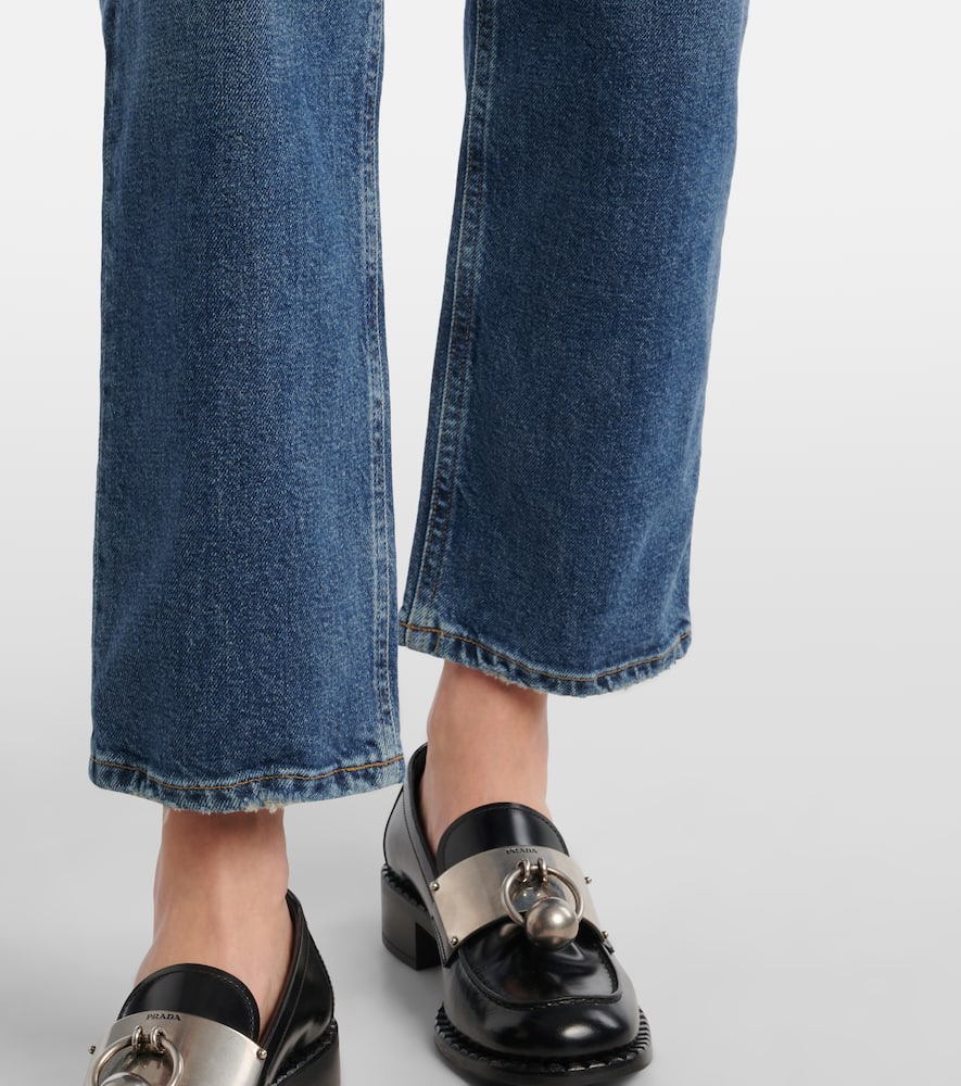 '90s Pinch Waist Crop straight jeans