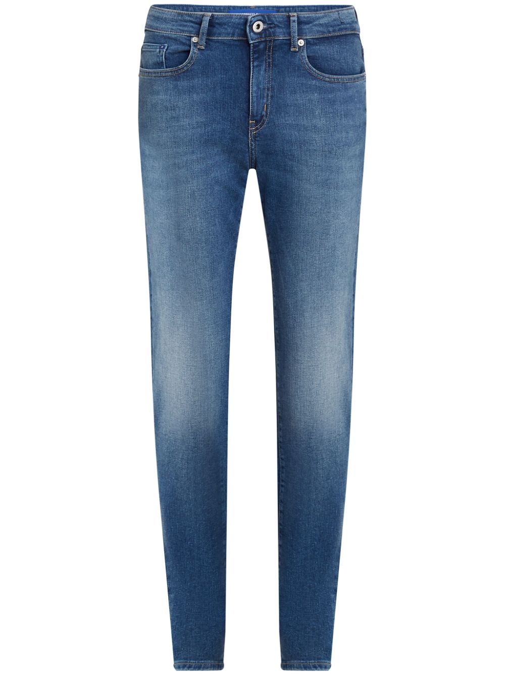Mid-rise slim jeans - Blue