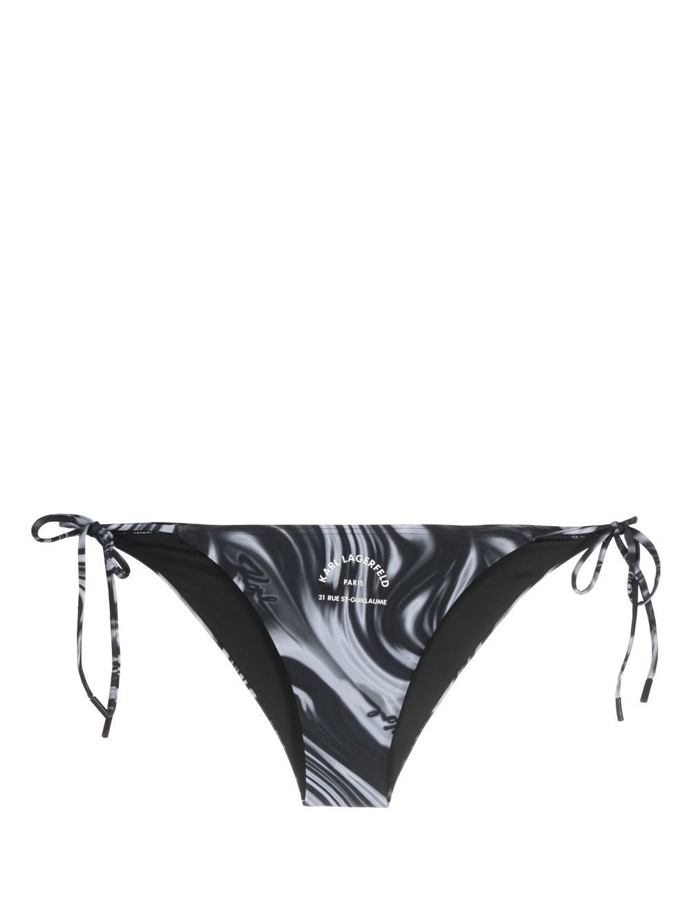 String bikini bottoms - Black