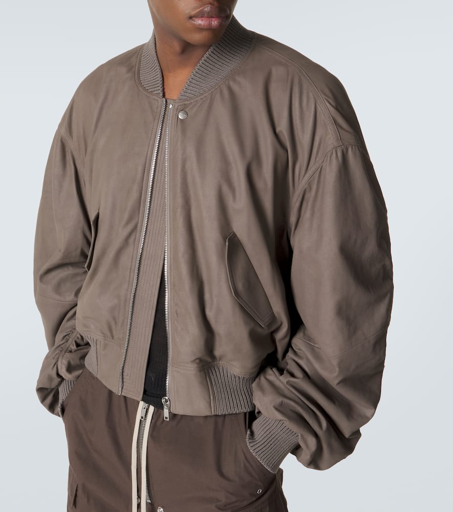 Secchia Flight leather bomber jacket