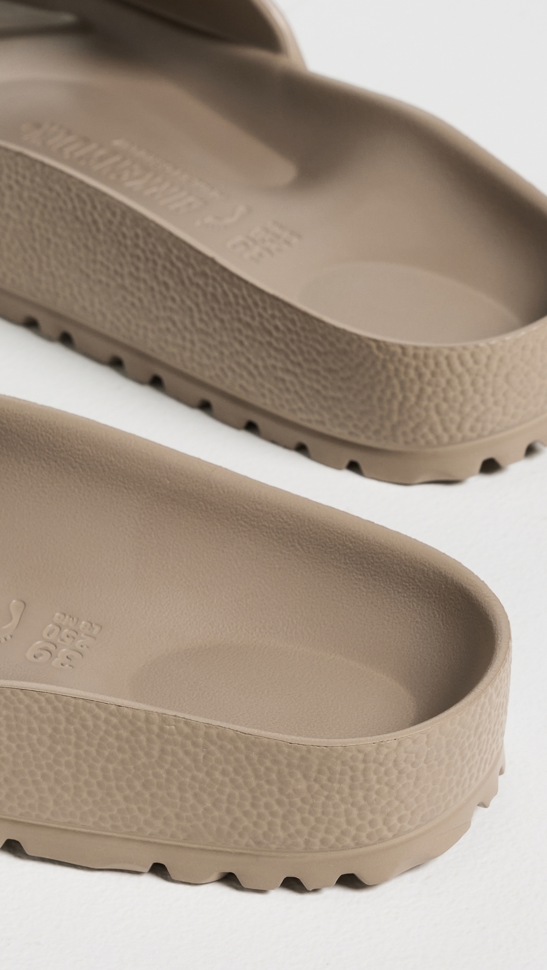 Madrid EVA Big Buckle Sandals Gray Taupe