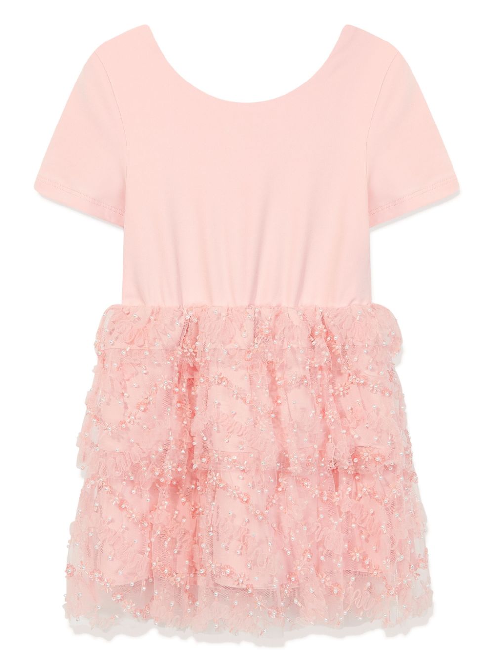 Tiered ruffled dress - Pink