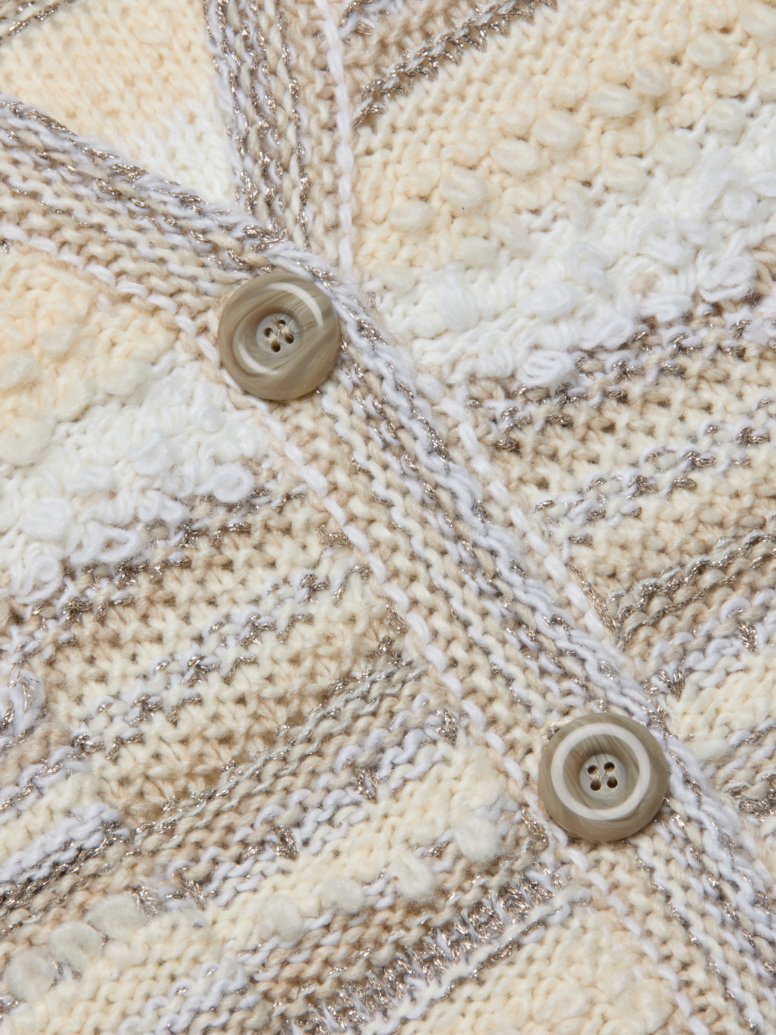 Harriet Cardigan In Natural Multi
