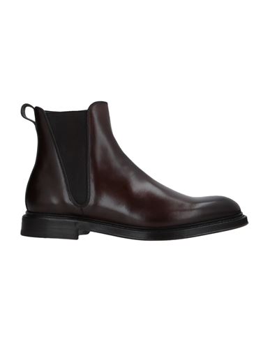 Man Ankle boots Dark brown