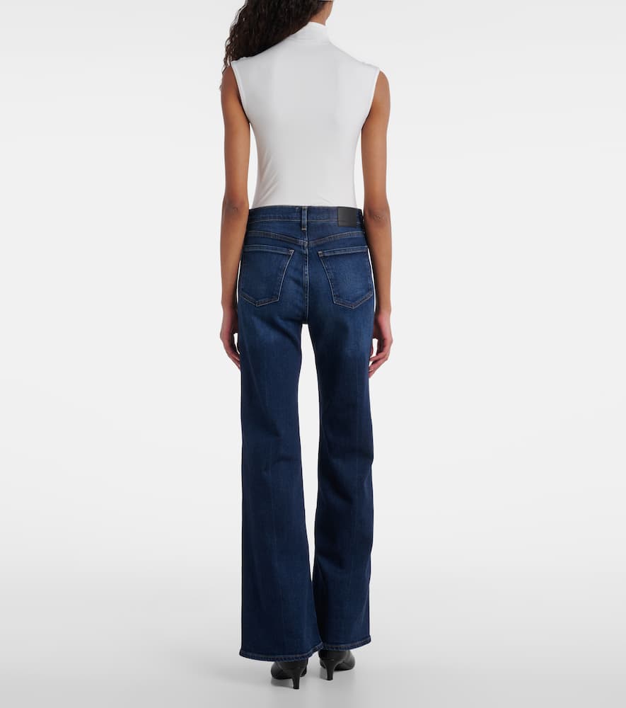 Kimberly mid-rise flared jeans