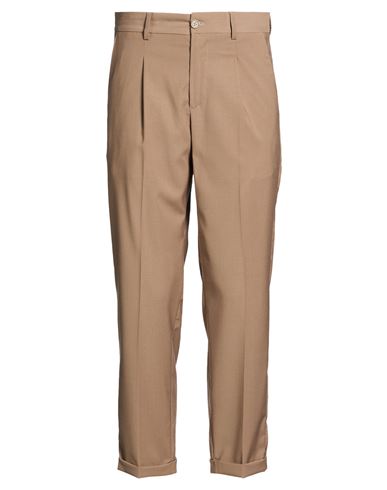 Man Pants Sand Size 30 Polyester, Viscose, Elastane