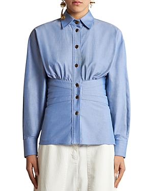 Oxford cotton shirt - Blue