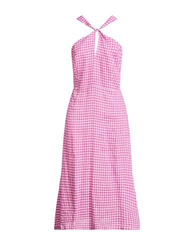 Woman Maxi dress Fuchsia Size 6 Linen