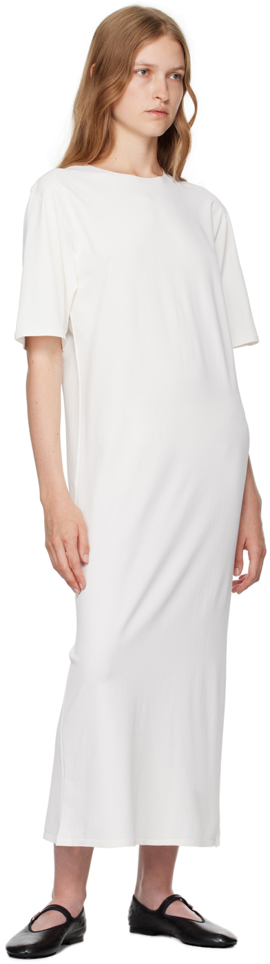 The Row White Gitu Maxi Dress