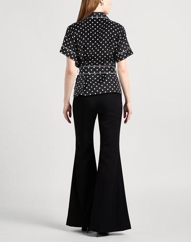 Woman Shirt Black Size 8 Silk