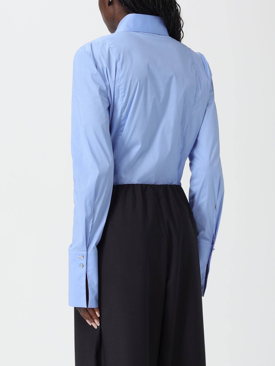 Poplin shirt body - White