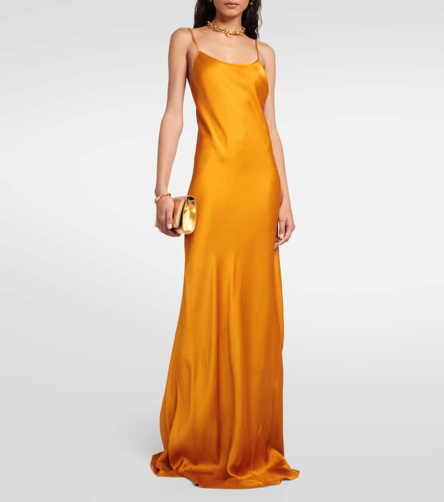 Cami satin gown
