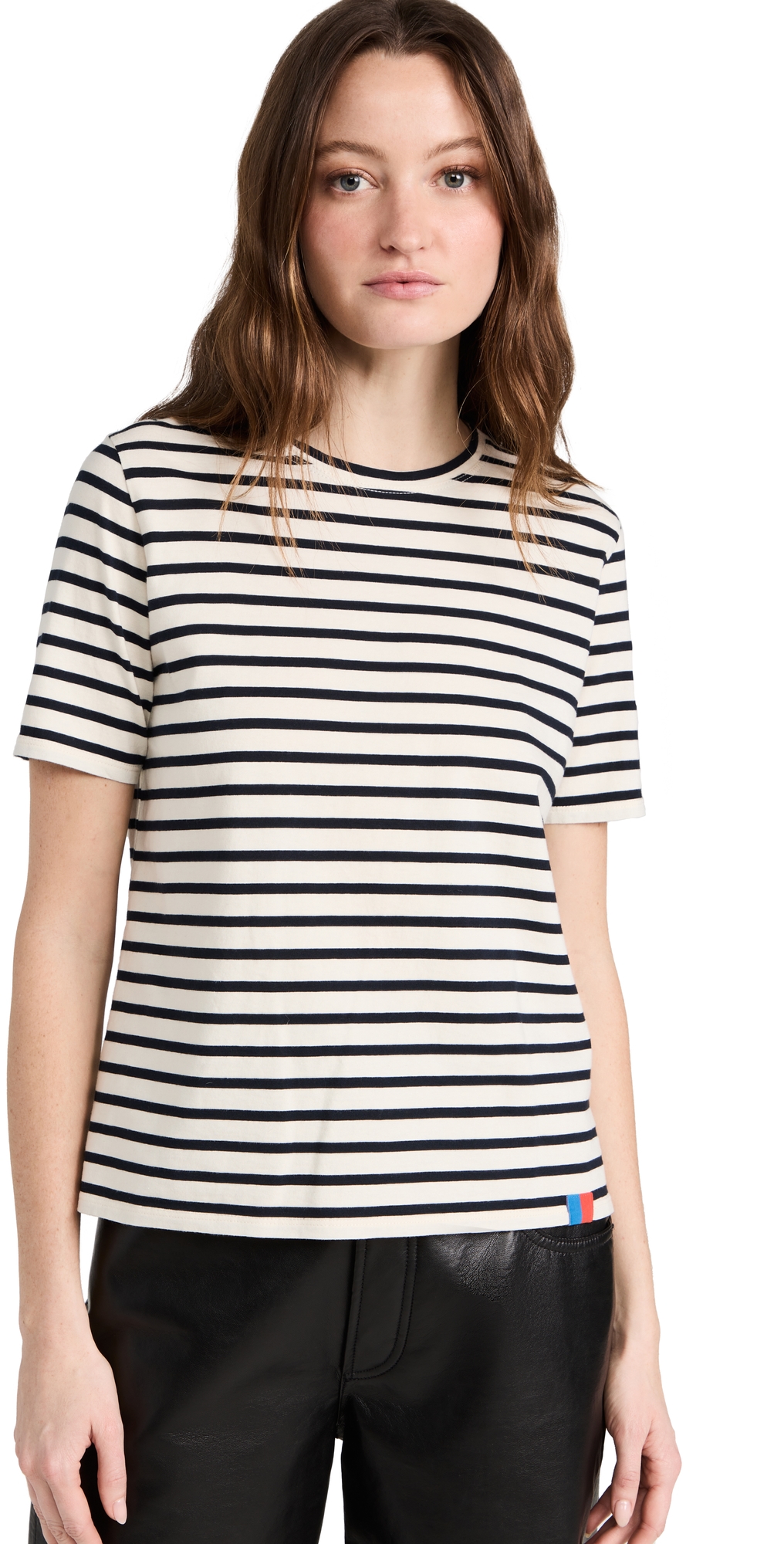 Modern Short Sleeve Tee Cream/Navy