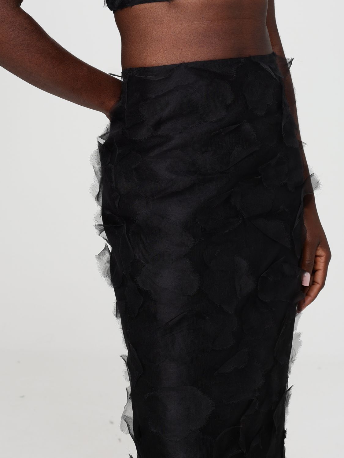 Skirt Woman color Black