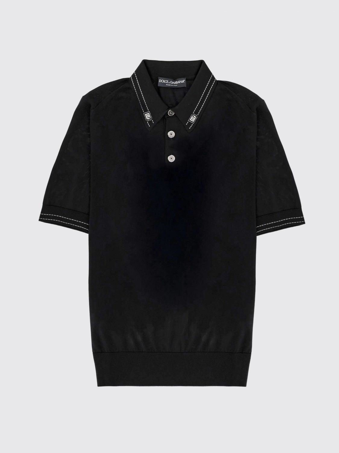 Polo Shirt Men color Black