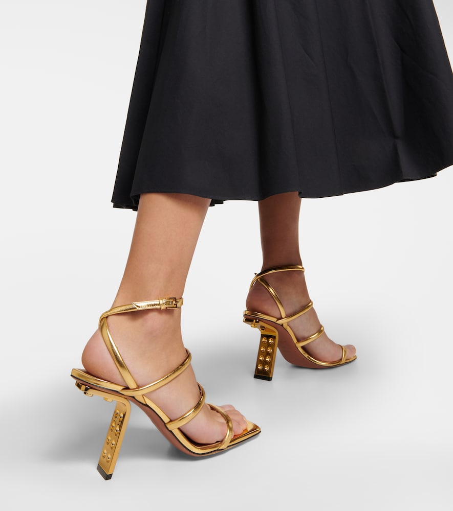 Alaïa Perfo leather sandals