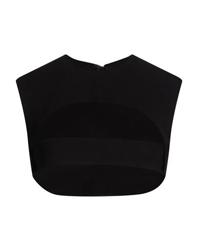 Mônot Woman Top Black Size 8 Polyester