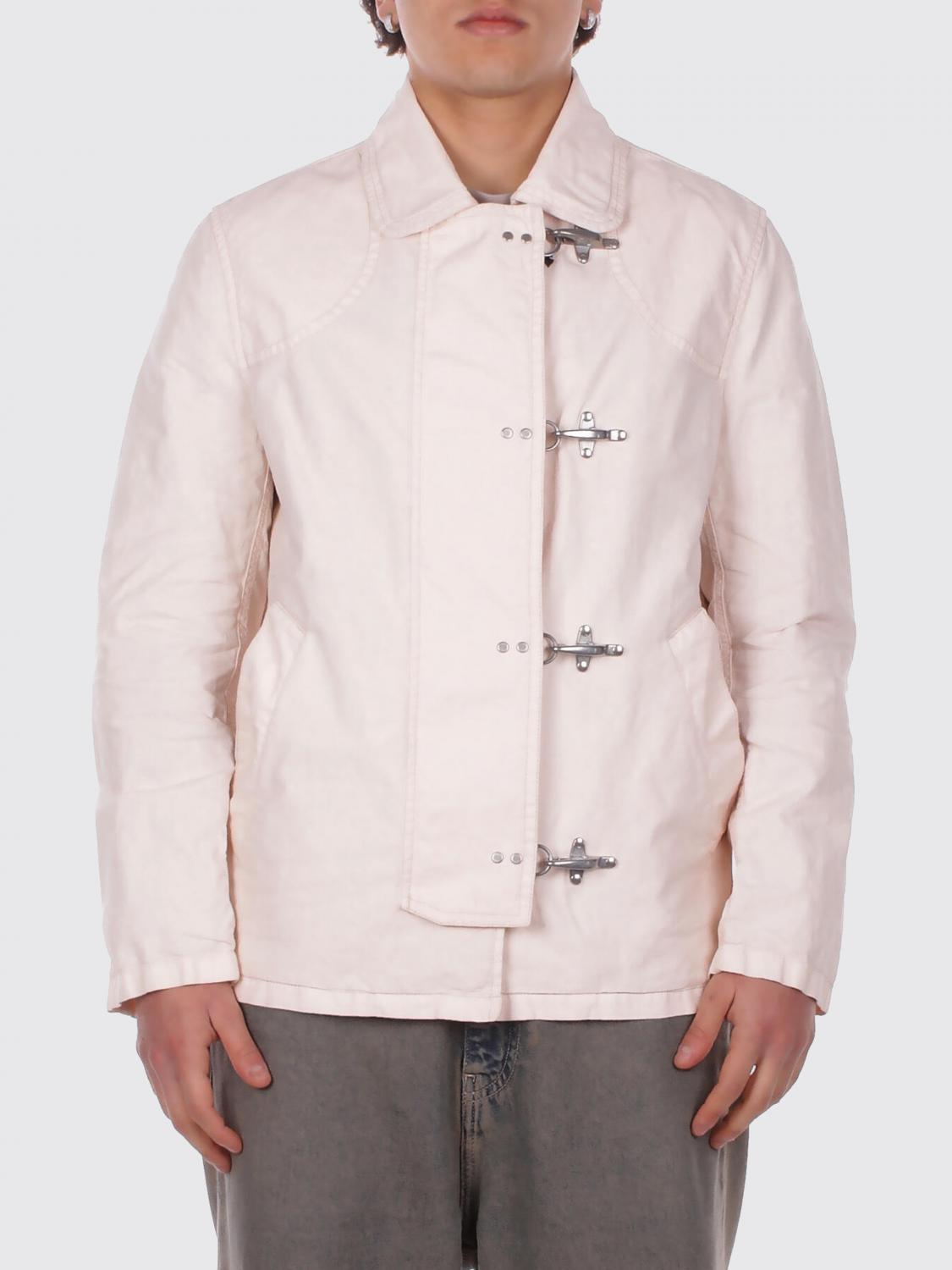 Coat Men color Cream