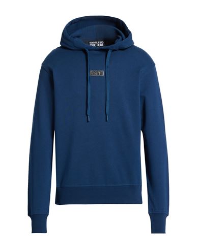 Man Sweatshirt Navy Size M Cotton