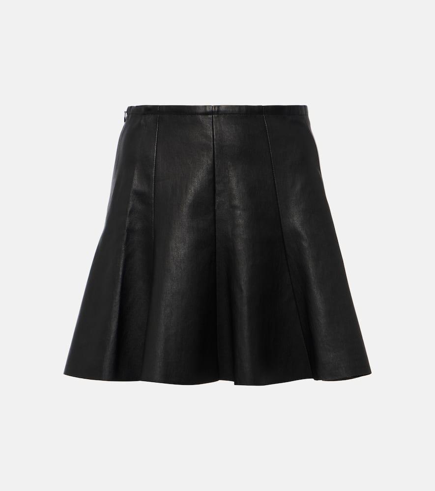 Mila leather miniskirt