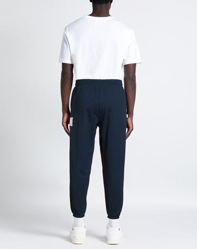 Man Pants Midnight blue Size L Cotton, Polyester
