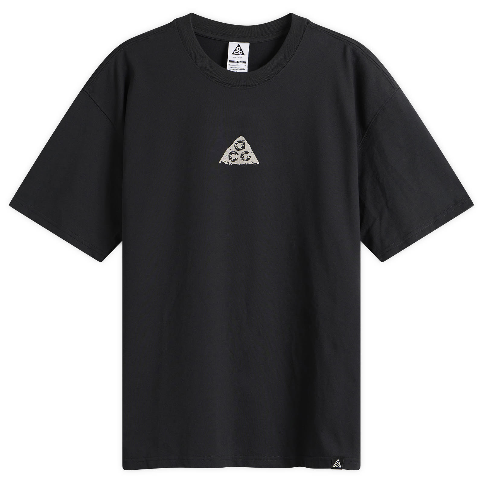 Men's ACG Stacked Rocks T-Shirt in Black/Light Orewood Brown