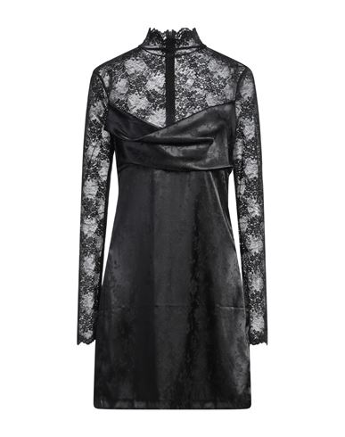Woman Mini dress Black Size 2 Polyester, Elastane